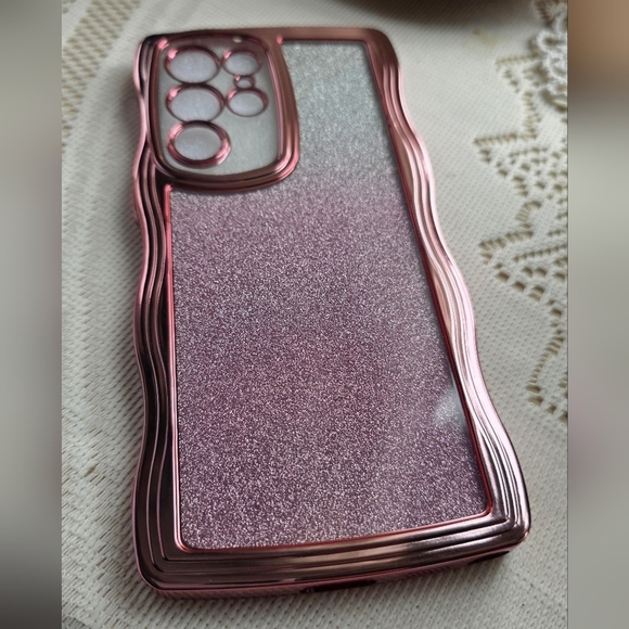 Other - Samsung Galaxy S22 Ultra Elegant Pink Glitter Phone Case